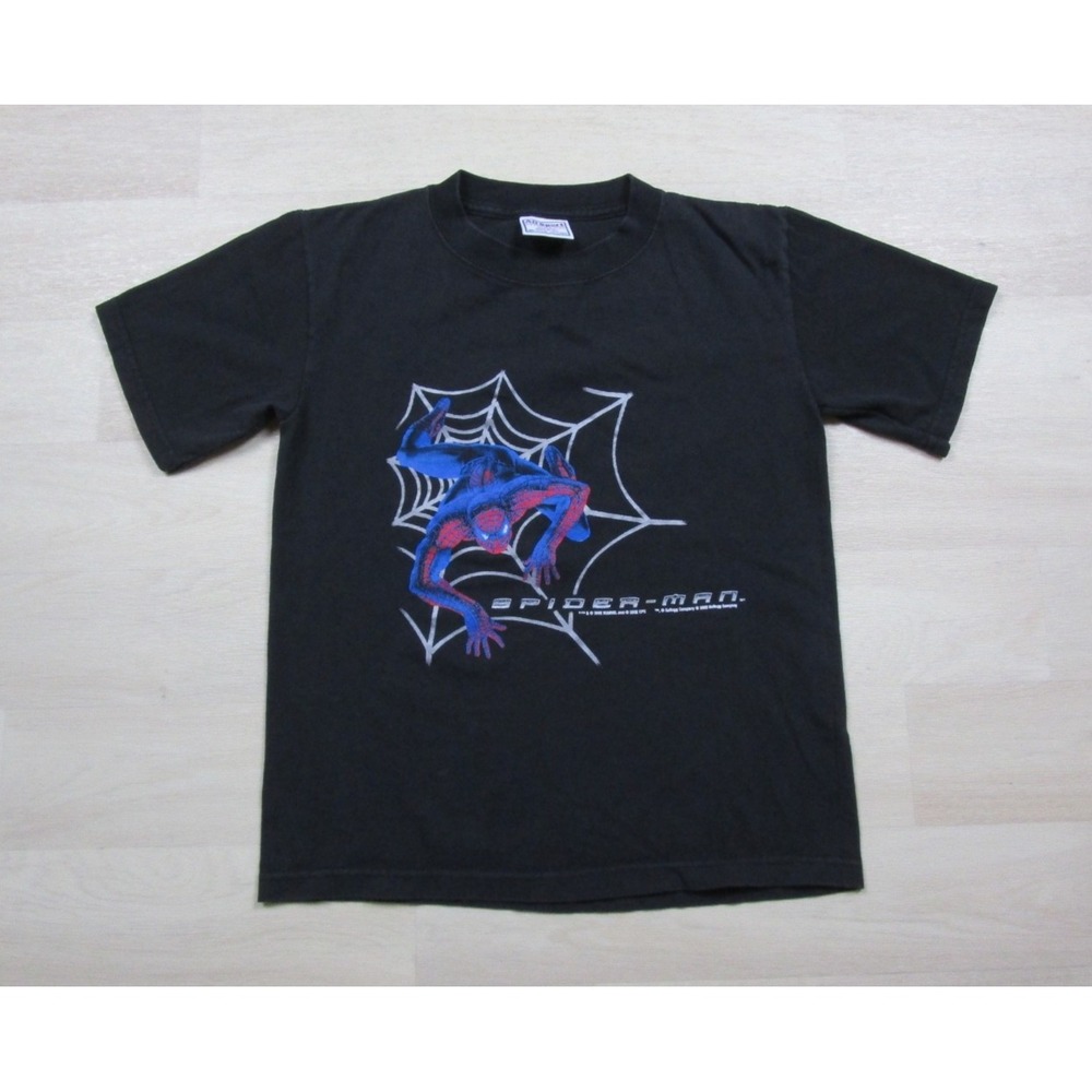 Vintage Y2K Spider-Man Movie Promo T-Shirt Youth (M) Pop-Tarts All Sport USA